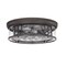 Z-Lite Clarion 4 Light Flush Mount, Bronze & Inner Clear Water & Outer Clear 493F4-BRZ - alternate 4